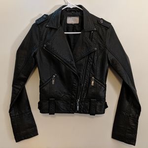MOVING SALE! PL Faux Leather Moto Jacket